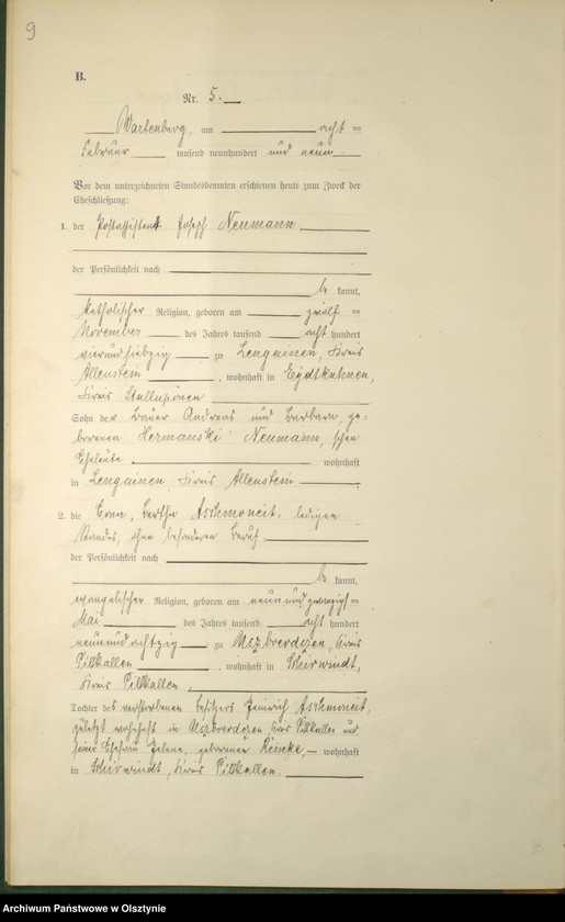 image.from.unit.number "Heirats-Haupt-Register Nr 1 - 47"