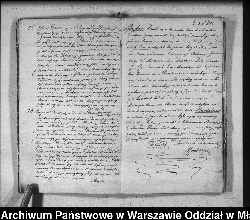 Obraz 8 z jednostki "Akta urodzeń, małżeństw i zgonów"