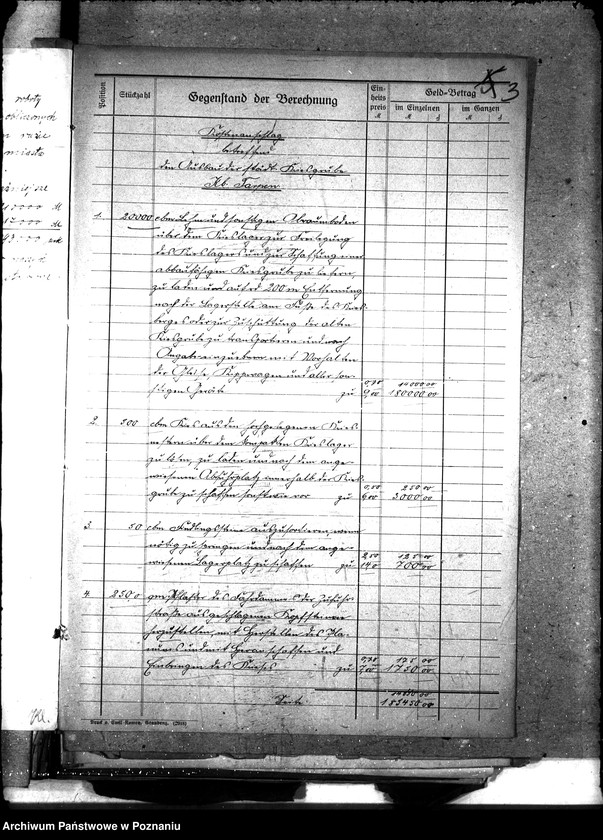 Obraz 8 z jednostki "[Pożyczki i zapomogi państwowe na roboty budowlane w mieście Grudziądzu]"