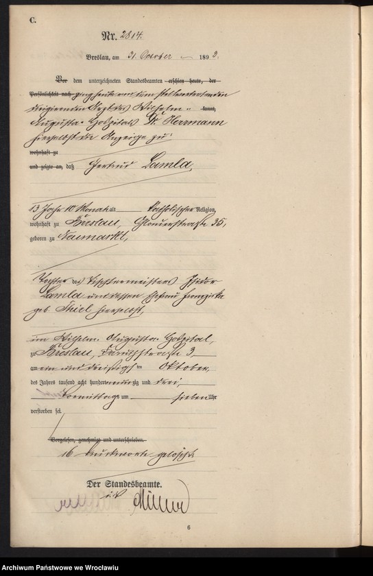 image.from.unit.number "Sterbe-Haupt-Register Breslau I 1893 Band 8"
