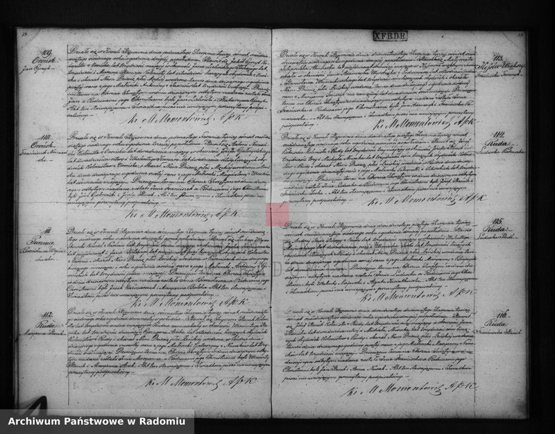 Obraz 17 z jednostki "[Akta Stanu Cywilnego wyznania rzymsko - katolickiego parafii] Kowala 1867 rok"