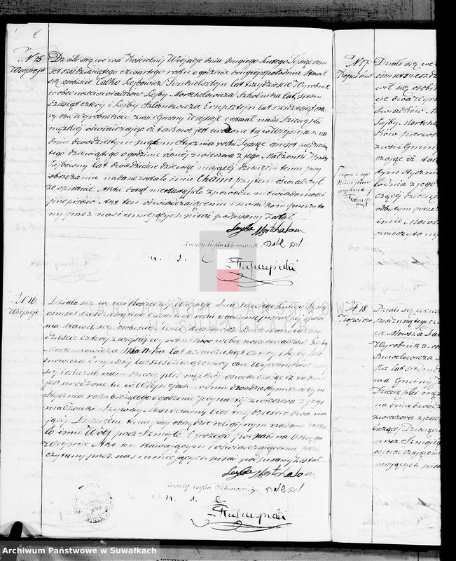 image.from.unit.number "Duplikat akt urodzonych, zaślubionych i zmarłych urzędnika Stanu Cywilnego wyznania mojżeszowego Okręgu Wiejsieje pro 1864"