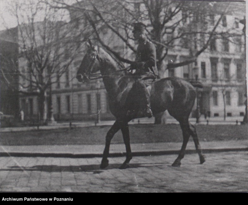 Obraz 9 z jednostki "Generał Józef Dowbór - Muśnicki podczas zaprzysiężenia Straży Ludowej na Placu Wolności w Poznaniu."