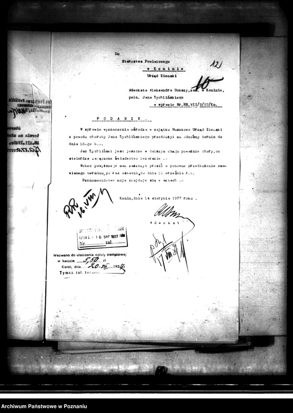 image.from.unit.number "Wyłączenie z art.. 4 ustawy o wykonaniu reformy rolnej z majątku Buszkowo powiatu konińskiego"