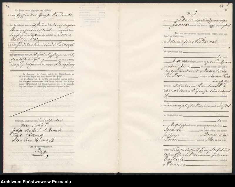 Obraz 11 z jednostki "Księga małżeństw"