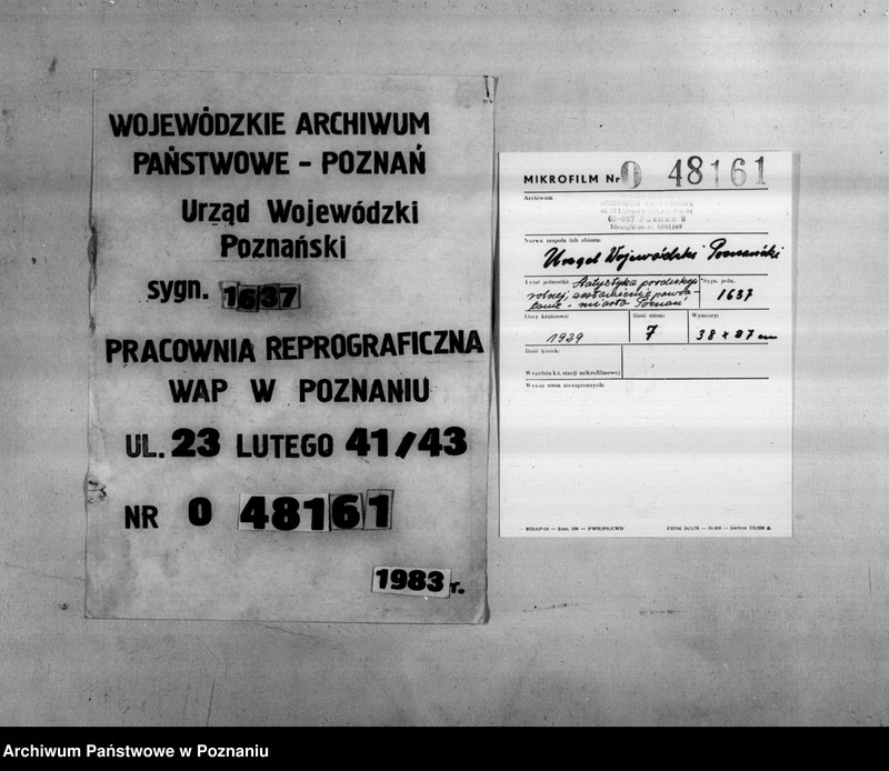 Obraz 1 z jednostki "/Statystyka produkcji rolnej - zestawienie powiatowe - miasto Poznań"