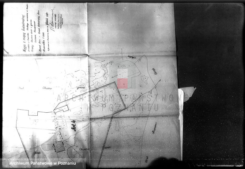 Obraz 7 z jednostki "Majątek Obudno powiatu żnińskiego wyłączenie z art.4/5 ustawy o wykonaniu reformy rolnej"