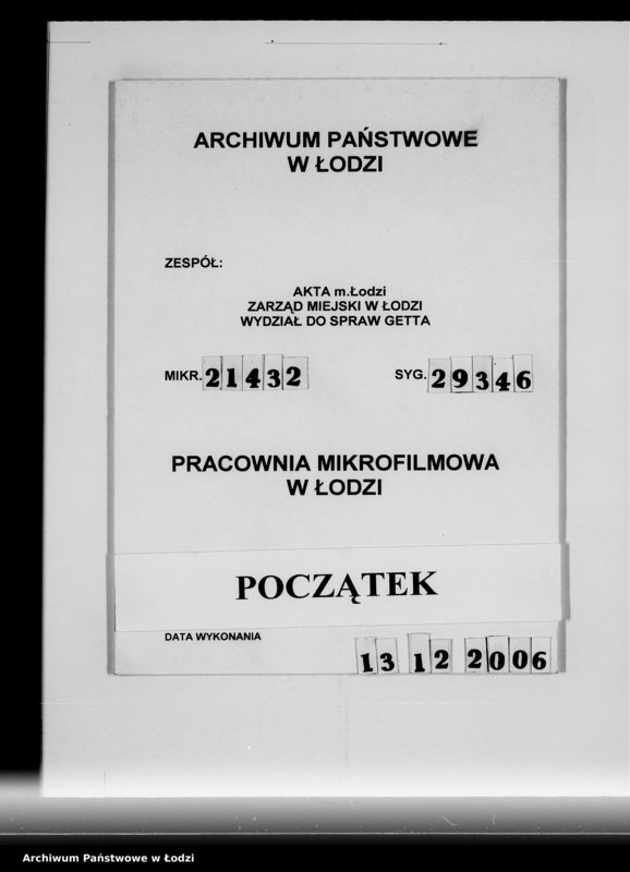 Obraz 1 z jednostki "Ausgeschiedene Angestellte F-G [Akta personalne]"