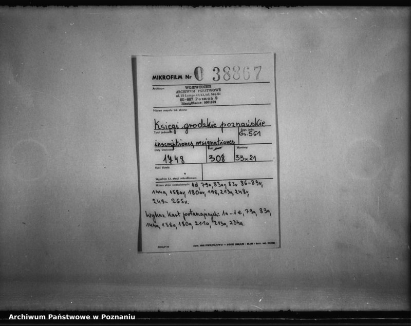 Obraz 2 z jednostki "Inscriptiones, resignationes [protocollon]"