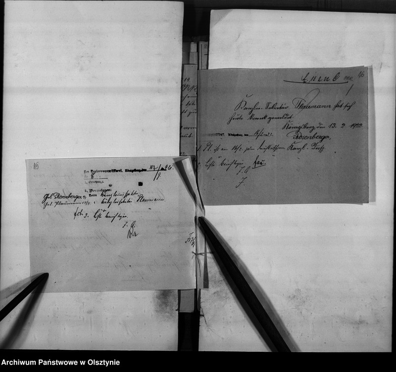 image.from.unit.number "Personal-Akten für den Kanzlei Sekrär Plaumann [Friedrich Karl]"