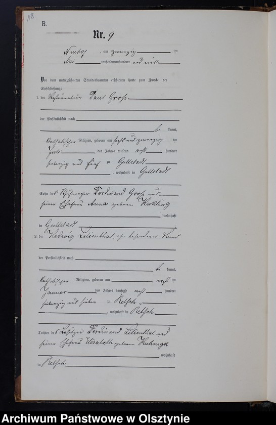 image.from.unit.number "Heiraths-Neben-Register Nr 1 - 26"