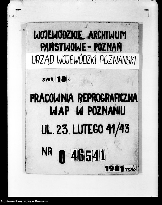 Obraz 1 z jednostki "/Pisma ogólne wojewody, materiały dotyczące starostów i wojewodów itp../"