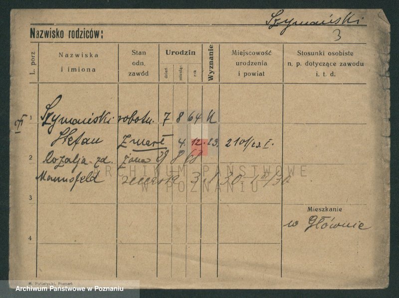 Obraz 9 z jednostki "Szymański (żonaci od Stefan do wdowy)"