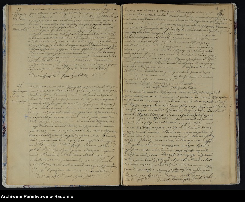 Obraz 14 z jednostki "[Duplikat akt urodzonych, zaślubionych i zmarłych Okręgu Bóżniczego Przysucha za 1890 r.]"