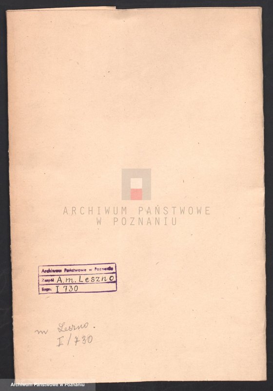 Obraz 1 z jednostki "Spec. Prośba do władz miejskich Leszna skierowana przez właściciela Piasecznej Góry o ogłoszenie terminu nadanych uprawnień o jarmarkach; język polski"