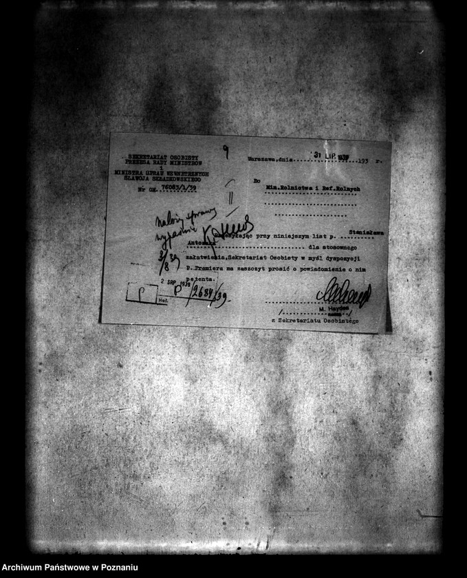 Obraz 13 z jednostki "/Parcelacja majątku w Rzgowie powiatu konińskiego/"