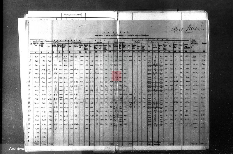 Obraz 8 z jednostki "Rejestr i plan zasiewów i upraw majątku Nadborowo w powiat żnińskim"