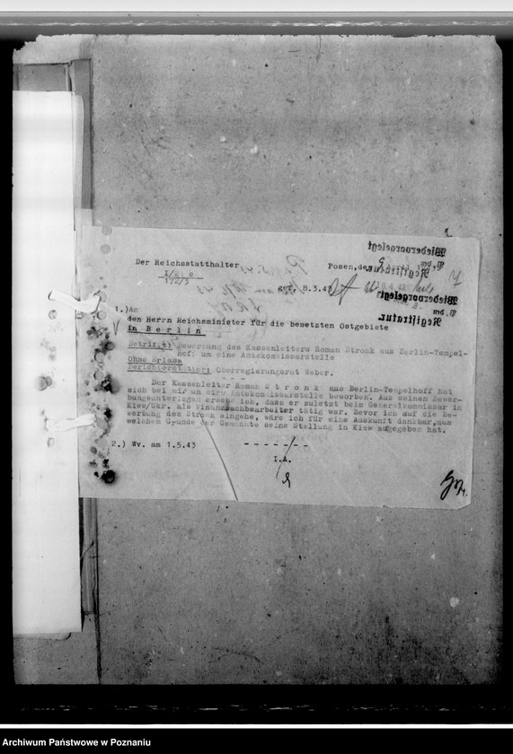 Obraz 12 z jednostki "Stronk, Roman - komisarz obwodowy"