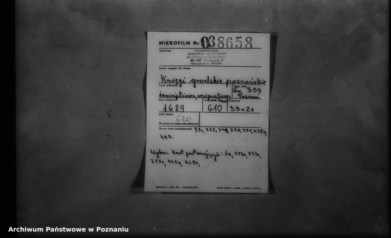 Obraz 2 z jednostki "Inscriptiones, resignationes [protocollon]"