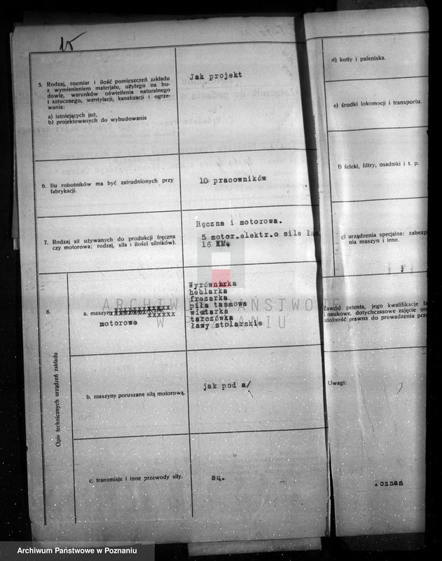 image.from.unit.number "Projekt urządzenia wytwórni sprzętów biurowych w Poznaniu ul. Wenecjańska 6 Skóra i Spółka"