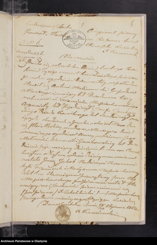 image.from.unit.number "Annexa z Parafij Janowiec w roku 1853"