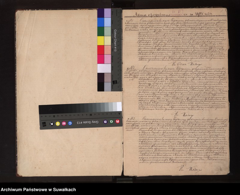 Obraz 4 z jednostki "Księga akt urodzeń, małżeństw, zgonów 1903"