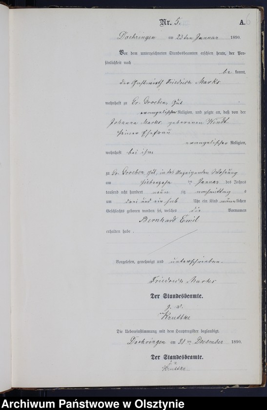 image.from.unit.number "Geburts-Nebne-Register Nr 1 - 85"