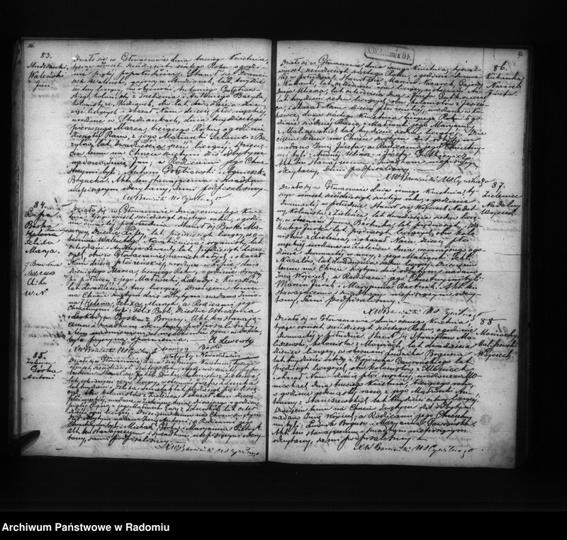 image.from.unit.number "Duplikat akt religijno cywilnych urodzonych, zaślubionych i zmarłych w parafii Głowaczów w roku 1866"