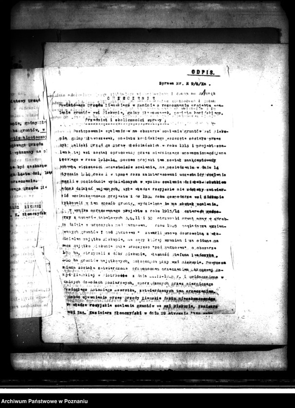 image.from.unit.number "Regulacja hipoteczna scalonych gruntów we wsi Biskupie powiatu konińskiego"