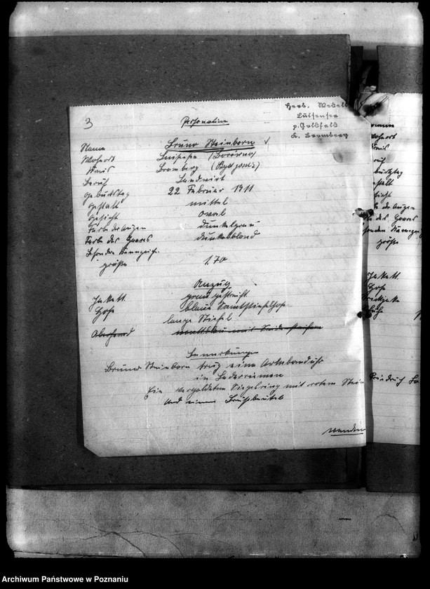 Obraz 7 z jednostki "Korespondencja w sprawie miejscowych Niemców, którzy zginęli w 1939 roku A - K"