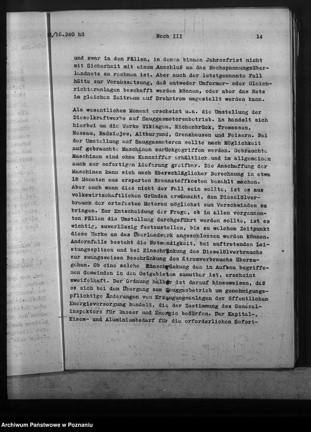 Obraz 18 z jednostki "Rehmengutachten über die Energieversorgung im Regierungsbezirk Hohensalza - Inowrocław"