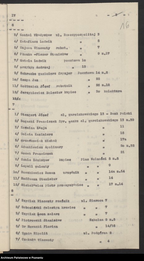 image.from.unit.number "Listy członków Związku Powstańców Wielkopolskich głosujących do Rady Miejskiej."