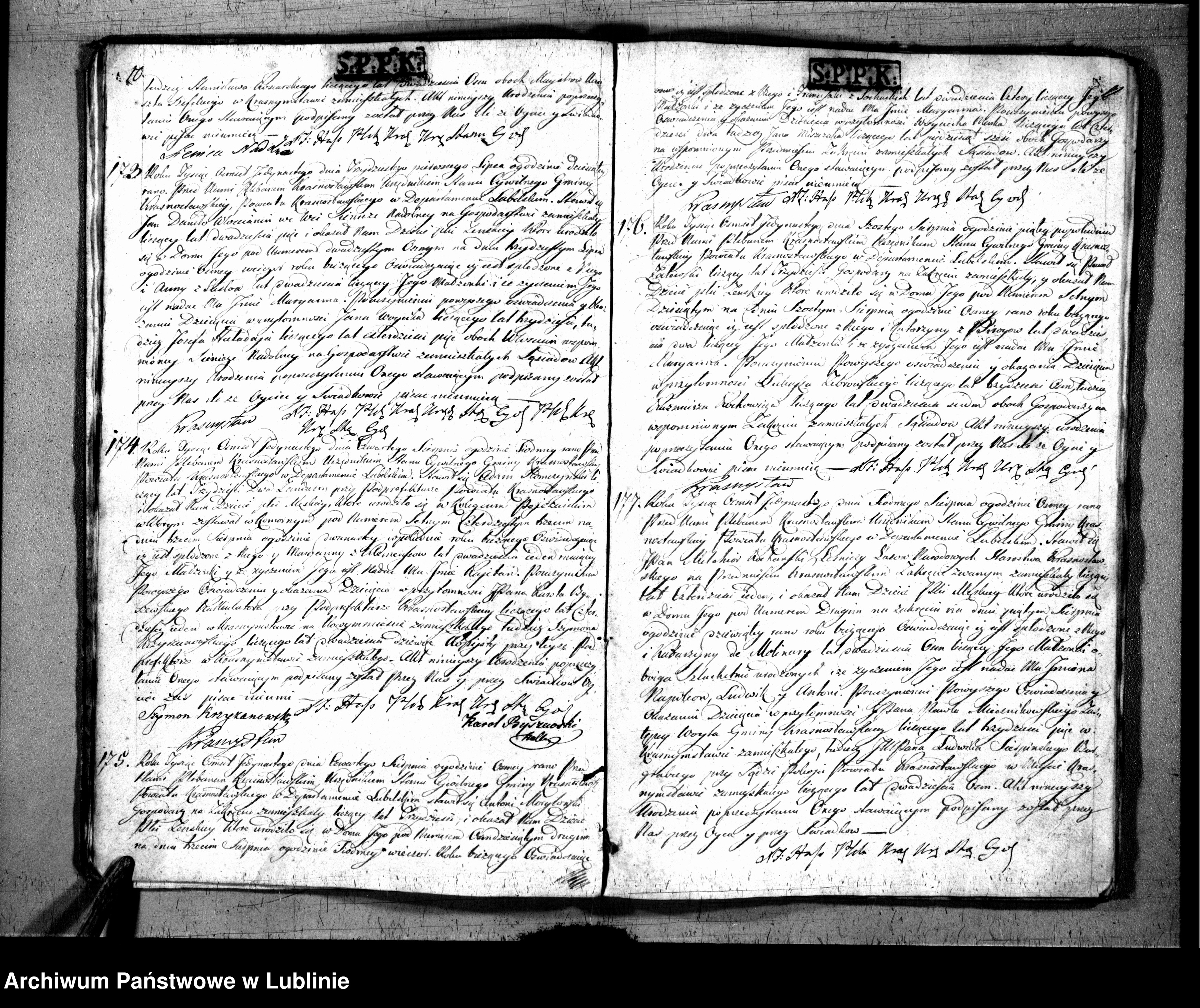 Skan z jednostki: Księga urodzeń t.2