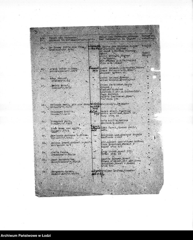 Obraz 6 z jednostki "[Wsiedlanie Żydów zagranicznych do getta łódzkiego]"