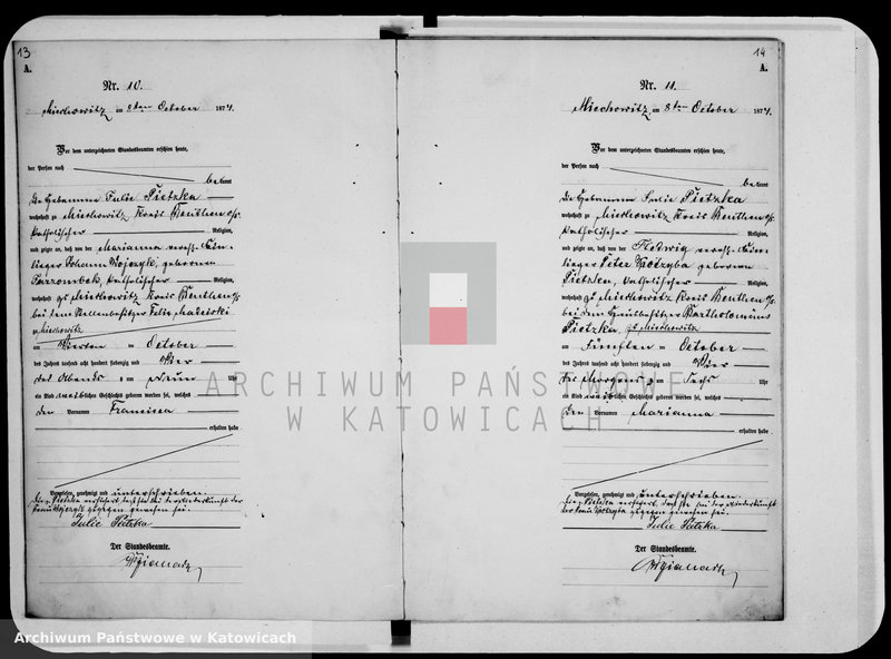 image.from.unit.number "Księga urodzeń za rok 1874 [nr 1 - 96]"