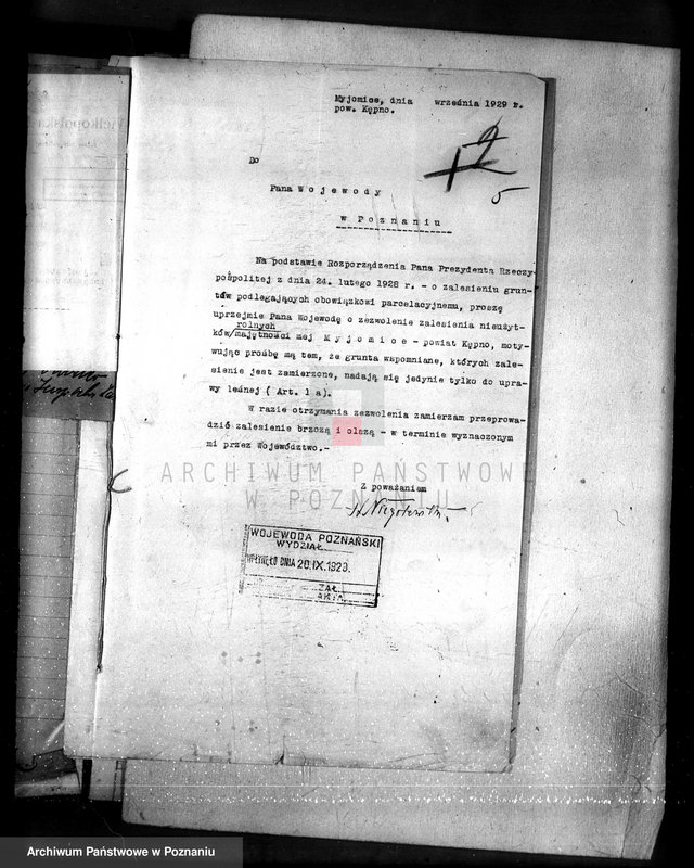 Obraz 9 z jednostki "Majętność Myjowice powiat kępiński"