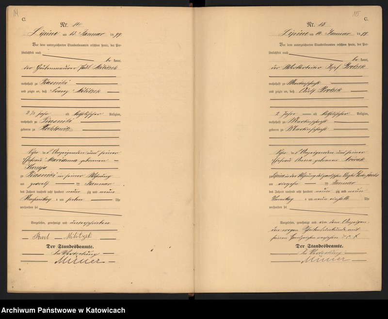 Obraz 10 z jednostki "Księga zgonów nr 1-575"