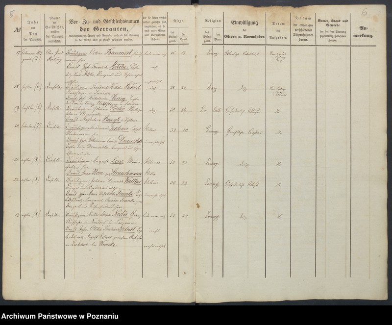 Obraz 7 z jednostki "Duplikat des Trauungs, Tauf und Begraebnissregister"