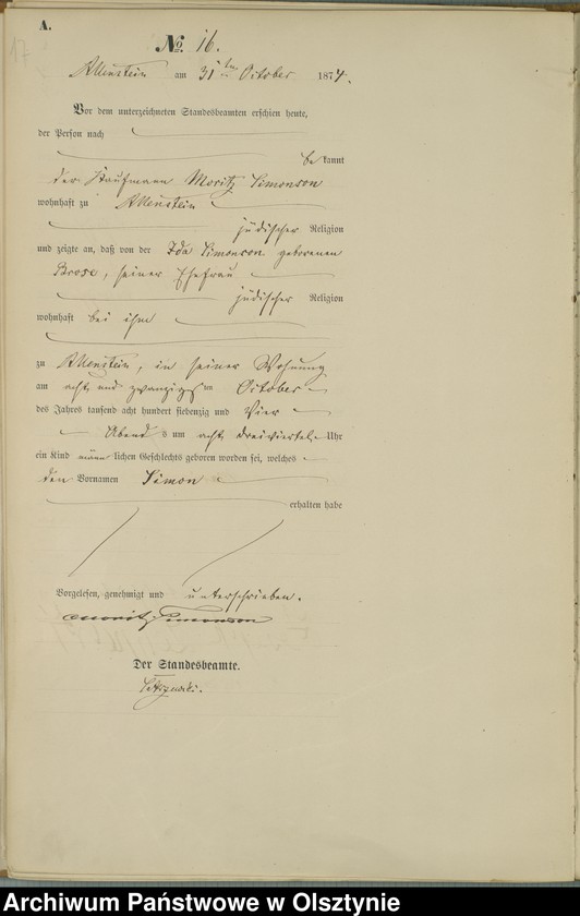 image.from.unit.number "Haupt-Geburts-Register Nr 1 - 73"