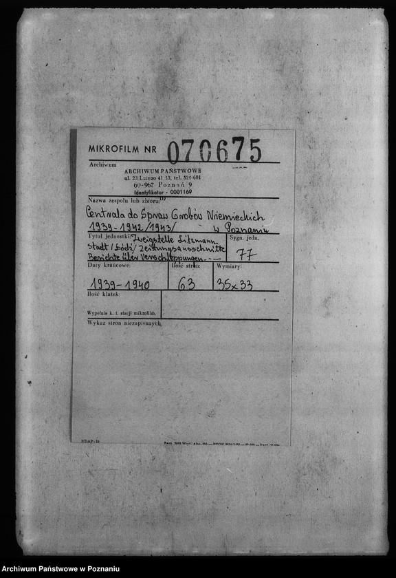 image.from.unit.number "Zweigstelle Litzmannstadt (Łódź). Zeitungsansschnitte, Berichte über Verschleppungen und Todesanzeigen"