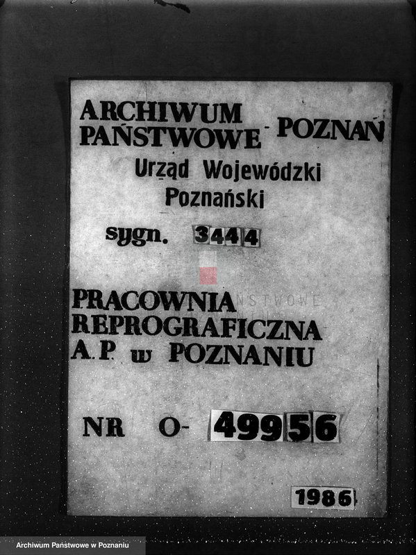 Obraz 1 z jednostki "Sprawa wydzielenia gruntów leśnych z majątku Rysin powiat koniński"