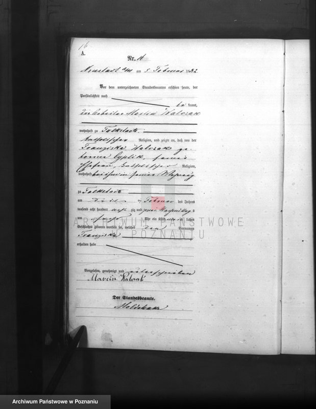 Obraz 18 z jednostki "Księga urodzeń"