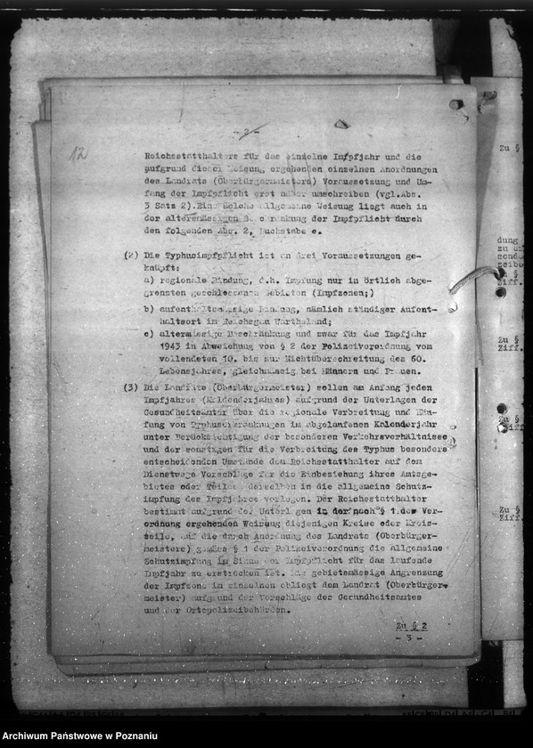 Obraz 16 z jednostki "Ärztliche Betreuung der Schüler an Lehrerbildungsanatalten. Schutzimpfungen"