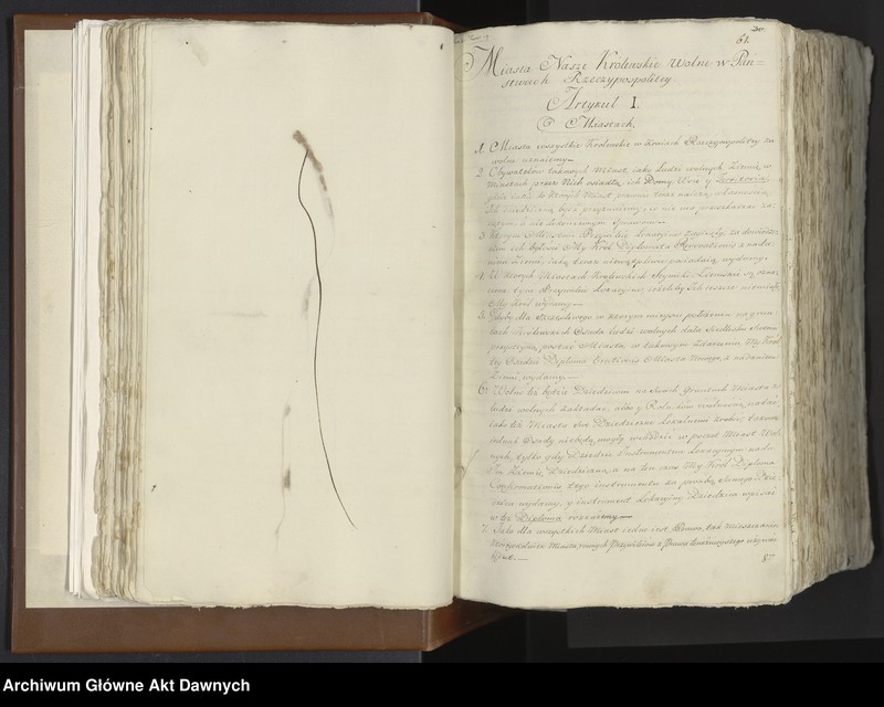 image.from.collection.number ""Miasta nasze królewskie wolne w państwach Rzeczypospolitej"111"