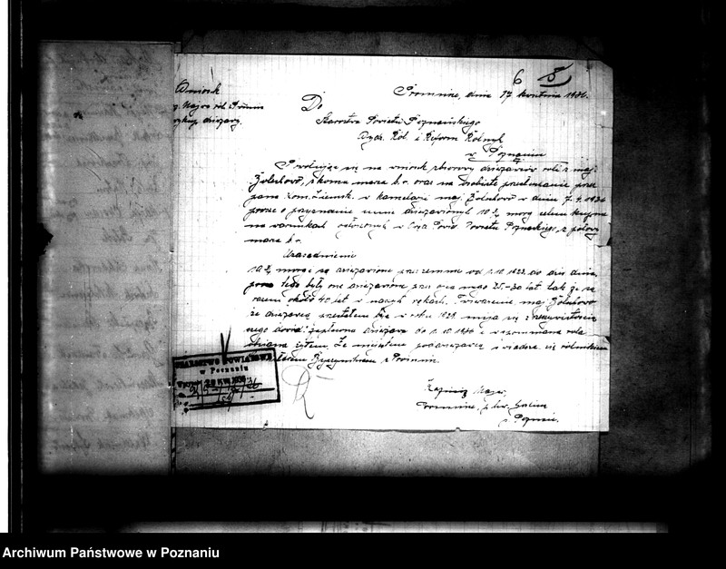 Obraz 15 z jednostki "Uwłaszczenie drobnych dzierżawców majątku Bolechowo powiatu poznańskiego"