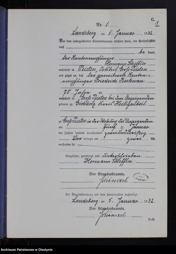 image.from.unit.number "Sterbe-Neben-Register Nr 1 - 17 [ Księga zgonów - wtóropis ]"