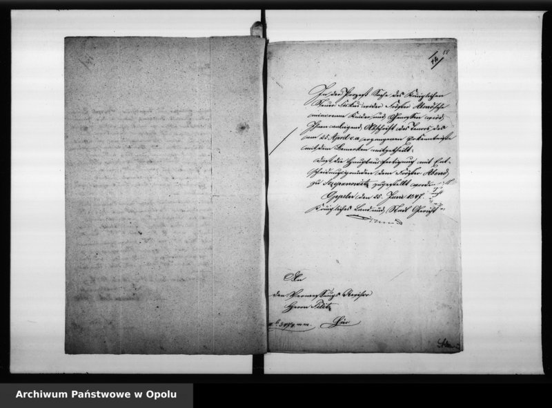 Obraz 17 z jednostki "Acta der Gemeinde zu Wilhelmsthal [Bolko] betreffend Gemeinde Angelegenheiten Vol. IV"