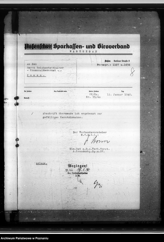 Obraz 12 z jednostki "Sparkassen und Giroverband Wartheland"