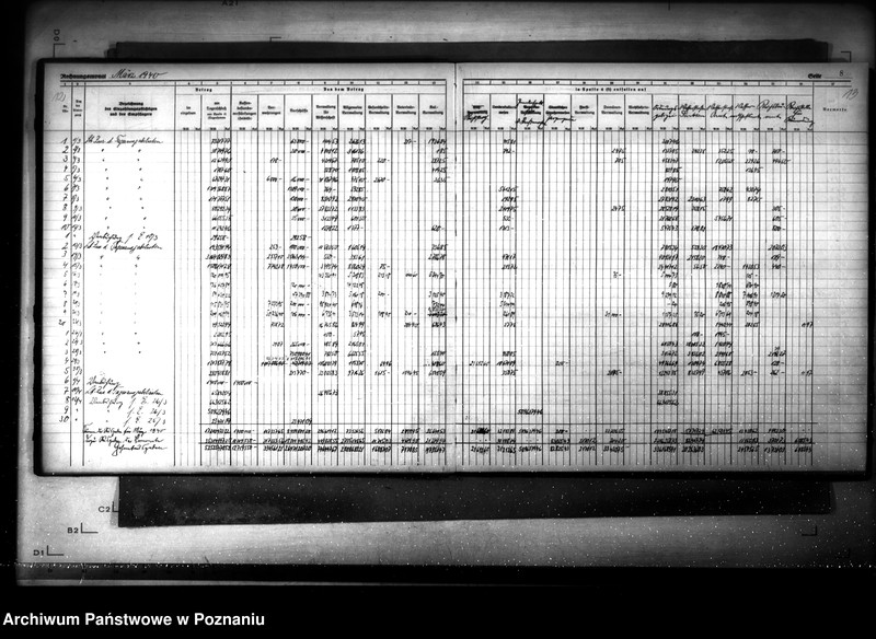 Obraz 10 z jednostki "Haupt- Ausgabetagebuch für das Rechnungsjahr 1939"