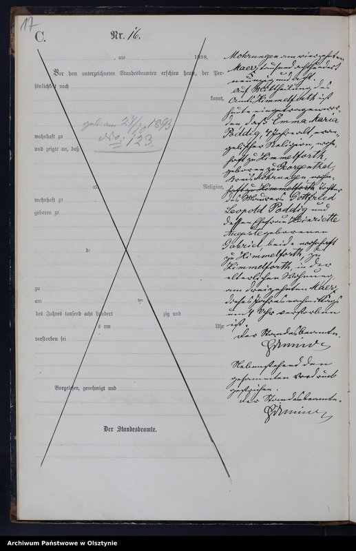 image.from.unit.number "Sterbe-Haupt-Register Nr 1 - 69"